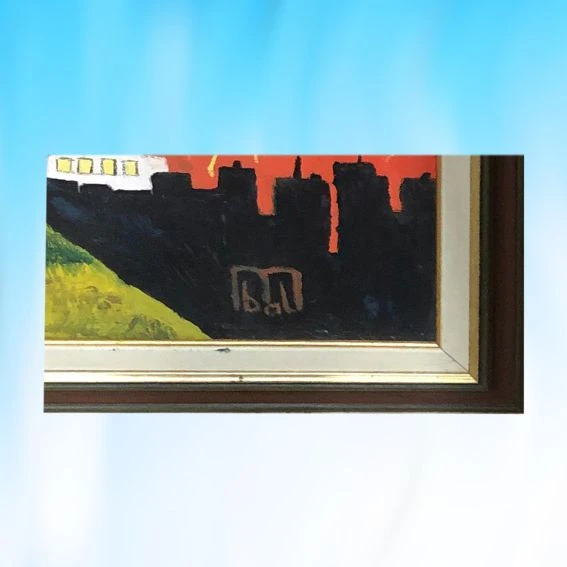 YAĞLI BOYA (EL YAPIMI )  TABLO  112X86 cm - 3