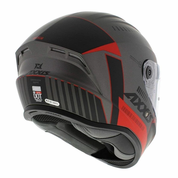 AXXIS DRAKEN S MP4 C5 MATT RED - 4