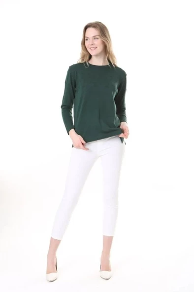 Kadın İnce Triko Günlük Mevsimlik kazak