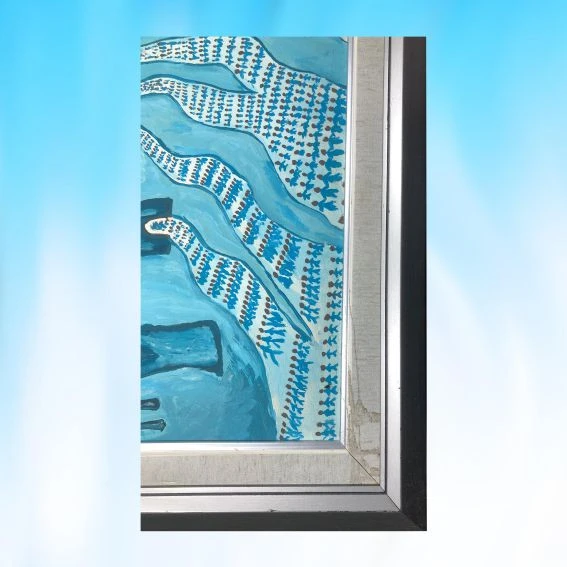 YAĞLI BOYA (EL YAPIMI ) TABLO 62X45 cm - 2