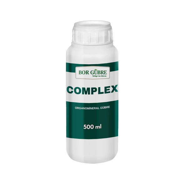 Complex -500 ml Organomineral Gübre -Yeşil Aksamı Geliştirir. Ürün Kalitesi ve Verimi Arttırır.(Fabrikadan Halka Üretim Zinciri Kampanyası İle Satılmaktadır.)