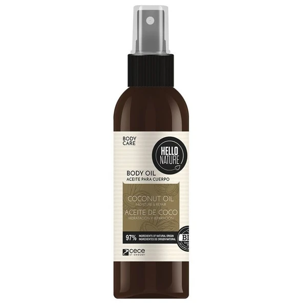 HELLO NATURE COCONUT OIL BODY MIST 130 ML