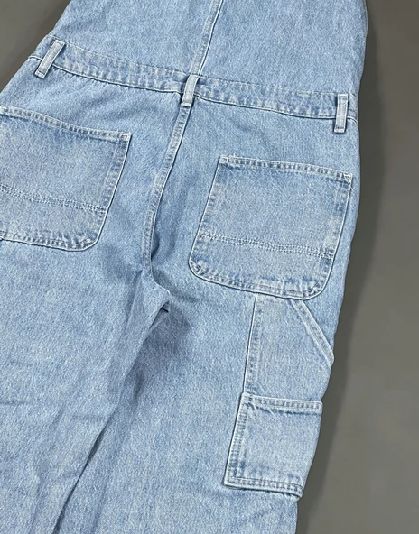 Premium PB Baggy Fit Designer Kot Tulum Salopet - 4