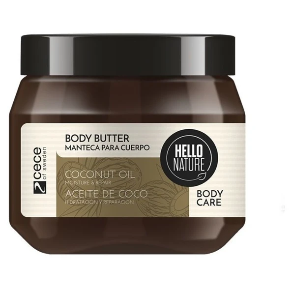 HELLO NATURE COCONUT OIL BODY BUTTER 250 ML