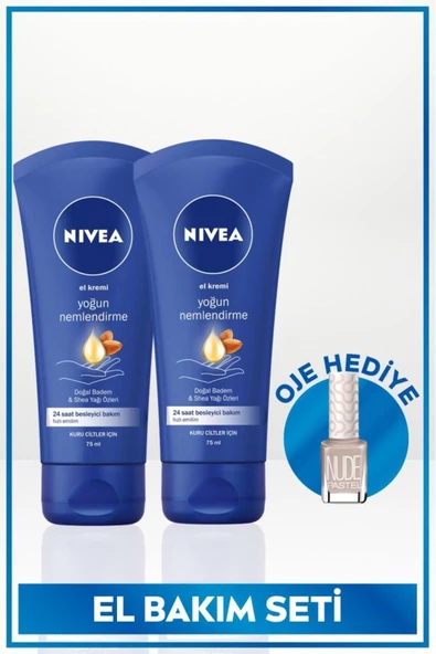 Nivea Yoğun Nemlendirici El Kremi 75ml-2 adet
