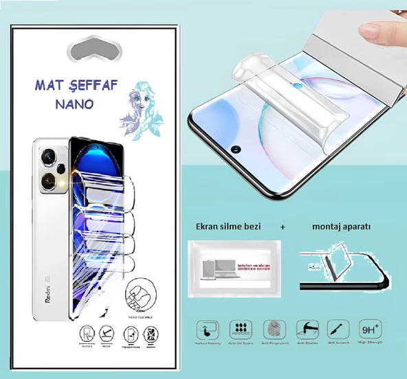 Tecno CAMON 30 Nano Ekran Koruyucu İnce Esnek MAT Şeffaf
