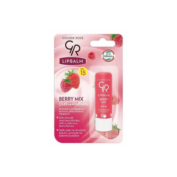 Golden Rose Dudak Koruyucu 4,6 g SPF 15  ( Çilek ve Ahududu )