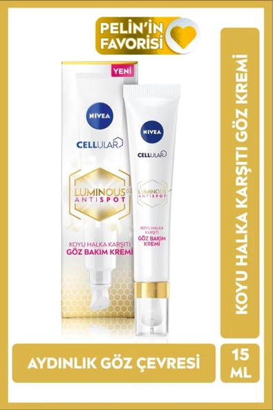 Nivea Cellular Luminous 630 Koyu Halka Karşıtı Göz Bakım Kremi 15 ML ürün görseli