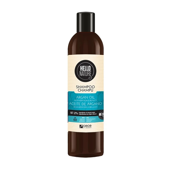 HELLO NATURE  ARGAN OIL  SHAMPOO  300 ML