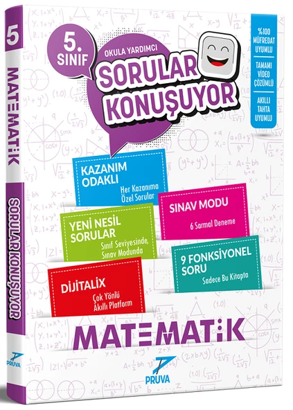 5.Sınıf Pruva Matematik Soru Bankası + 32 Hafta Denemeleri (Hediyeli)