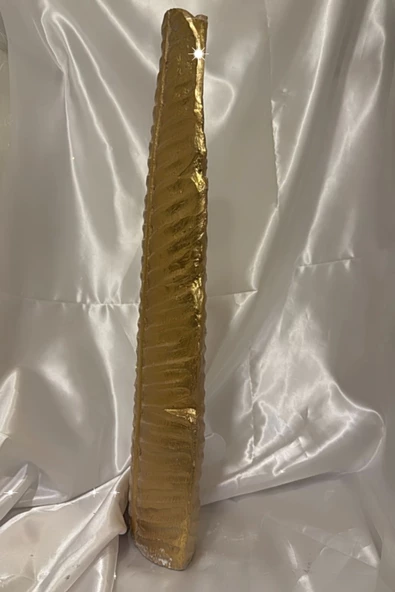 Yaprak Vazo Gold Vazo 57cm - 4