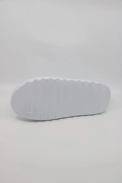 EVA Unisex Kadın Erkek Beyaz Sabo Günlük Rahat Balkon Bahçe Havuz Plaj Terliği - 2