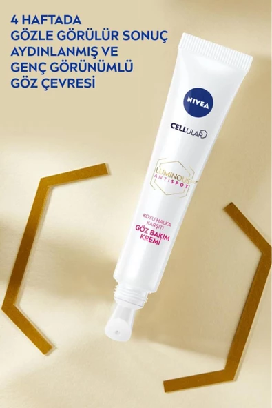 Nivea Cellular Luminous 630 Koyu Halka Karşıtı Göz Bakım Kremi 15 ML - Resim 4