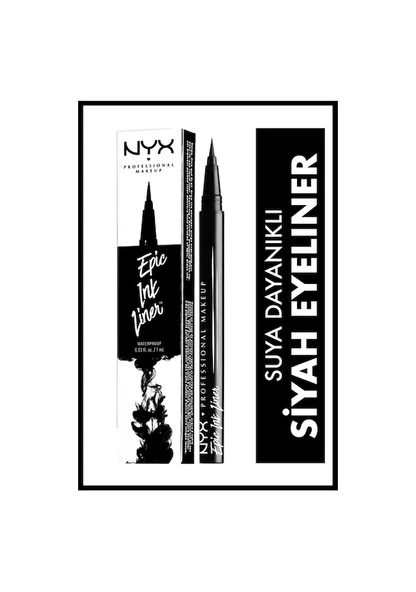 NYX Professional Eyeliner Epic Ink Liner Black