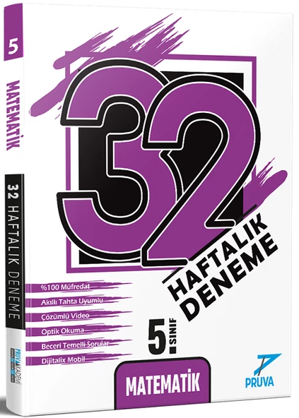 5.Sınıf Pruva Matematik Soru Bankası + 32 Hafta Denemeleri (Hediyeli) - 3