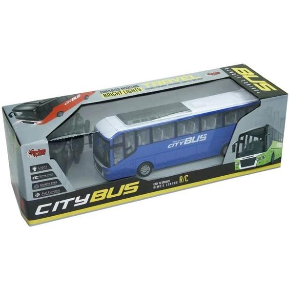 26 cm Uzaktan Kumandalı Şarjlı Otobüs 2348 - 3