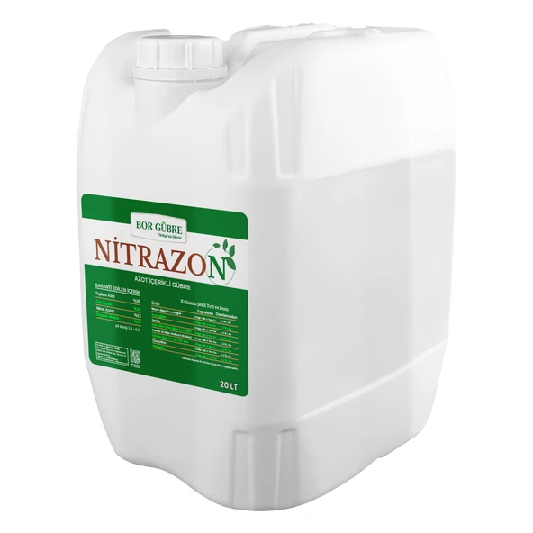 Nitrazon -20LT Azot İçerikli Sıvı Organik Madde Gübresi- (Fabrikadan Halka Üretim Zinciri Kampanyası ile Satılmaktadır.)