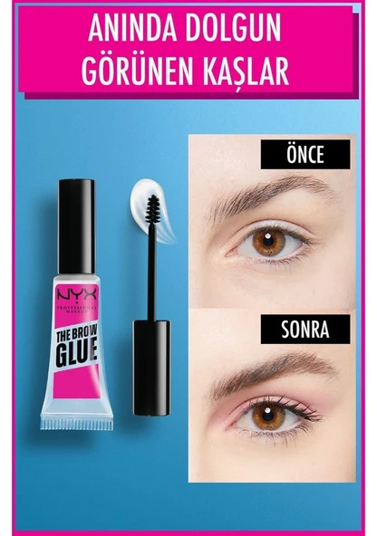 NYX Professional Makeup The Brow Glue Instant Brow Styler Şeffaf Kaş Sabitleyici Maskara - 2