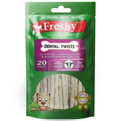 Freshy Dental Burgu Köpek Ödülü 20'li Paket - 120 gr