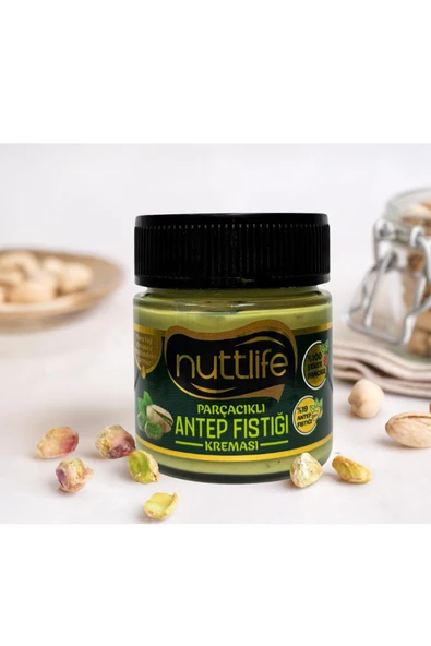 Nuttlife Parçacıklı Antep Fıstığı Kreması 200 gr x 2 Adet - 2