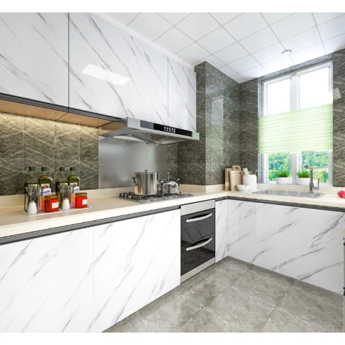 Mermer Desenli Yapışkanlı Tezgah Folyosu 5M - 2