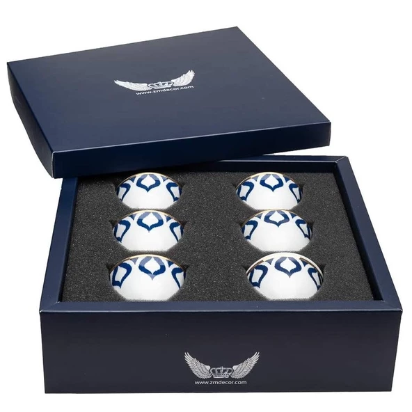 Zm Decor Mavi Damla Gawa, 6'lı Set - 2