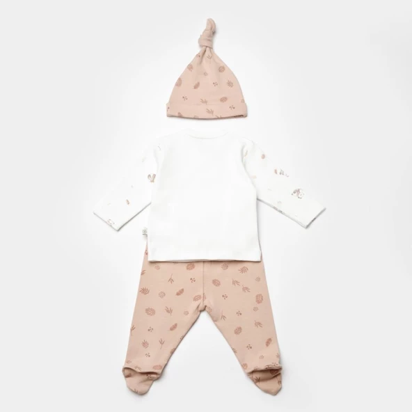 Nessiworld Nessiworld Bibaby Biorganic Love Our Earth 3 Parça Set 73345 Mocha