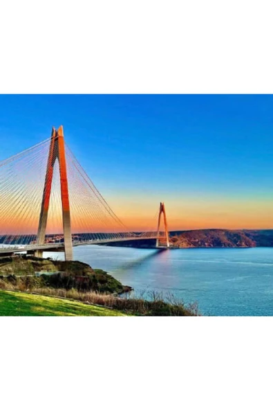 Canvas Köprü Sayılarla Boyama Seti Rulo