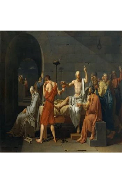 Canvas Sokratesin Ölümü Sayılarla Boyama Seti  Rulo ürün görseli