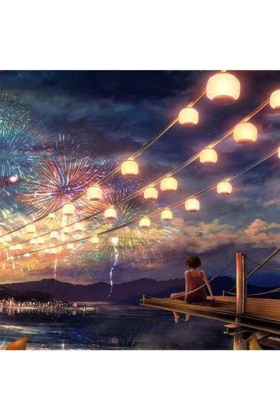 Canvas Maceracı Sayılarla Boyama Seti  Kasnaklı 90 x 110 cm ürün görseli 1