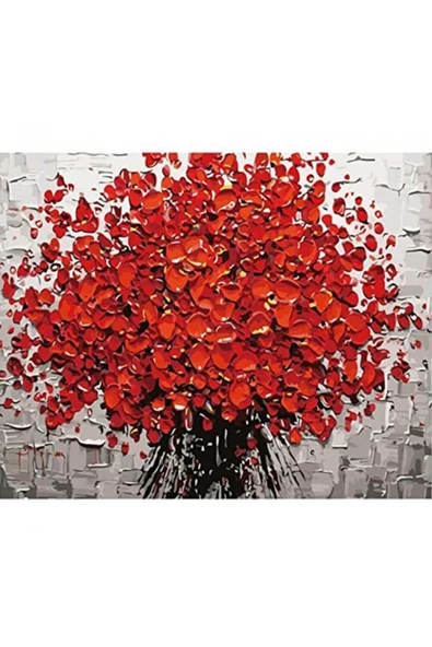 Canvas İlham Gelince Sayılarla Boyama Seti  Kasnaklı 50 x 65 cm ürün görseli