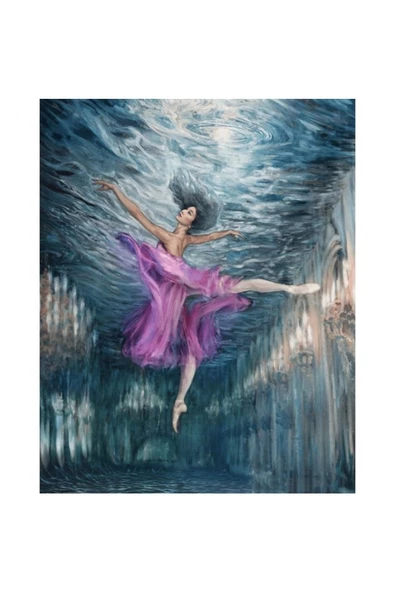 Kanvas Düşlerin Dansı Sayılarla Boyama Seti Rulo 40 X 50 Cm ürün görseli 1