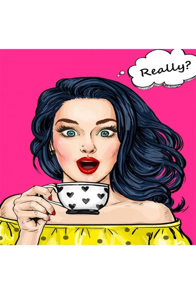 Canvas Popart Really Sayılarla Boyama Seti  Rulo ürün görseli 1