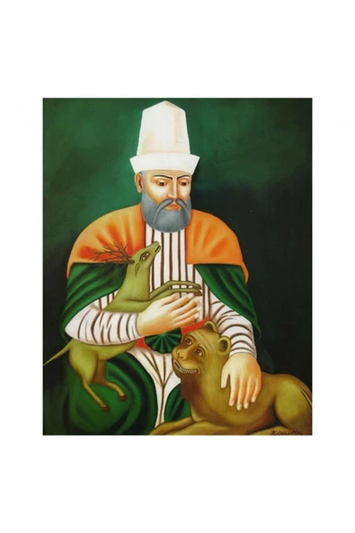 Canvas Özün Hikmeti Sayılarla Boyama Seti  Kasnaklı 70 x 90 cm ürün görseli 1