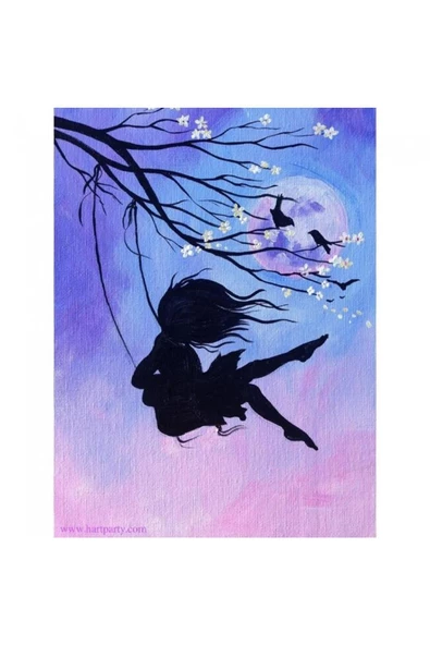 Canvas Salincak Sayılarla Boyama Seti Rulo ürün görseli 1