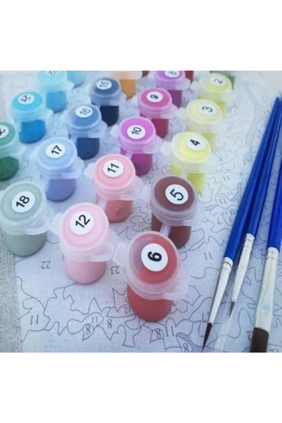 Sevimli Dostlar Boyama Hobi Seti - Resim 3