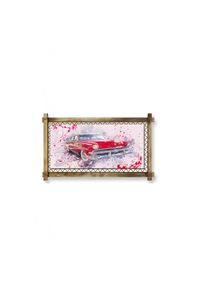 Kanvas Antika Araba Düz Işıksız Tablo 96 x 56 cm ürün görseli 1