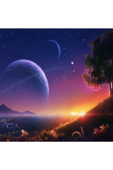 Canvas Kozmik Düşünce Sayılarla Boyama Seti Duvar Sticker Rulo ürün görseli 1