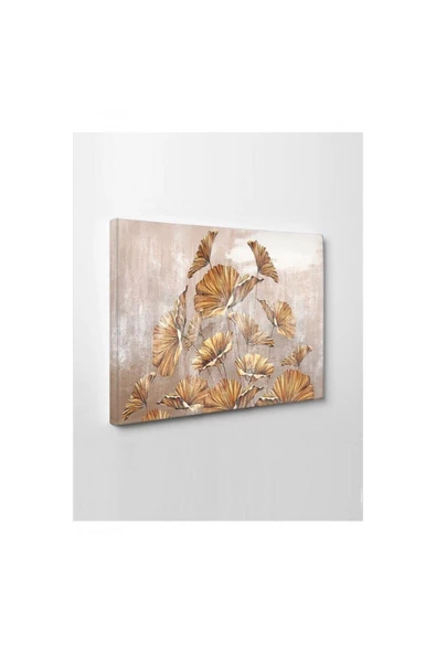 Kanvas Tablo Sanatsal Çiçek Led Işıklı - 70 x 100 cm ürün görseli 1