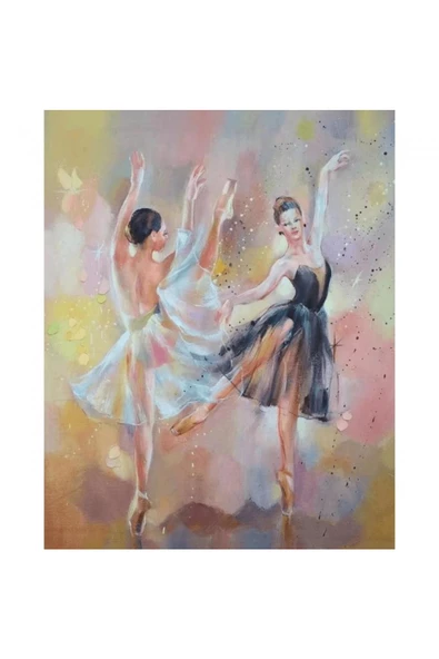 Kanvas Renklerin Dansı Sayılarla Boyama Seti Rulo 50 X 65 Cm ürün görseli 1