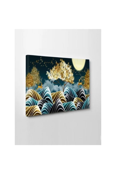 Kanvas Tablo Dekoratif Modern Led Işıklı