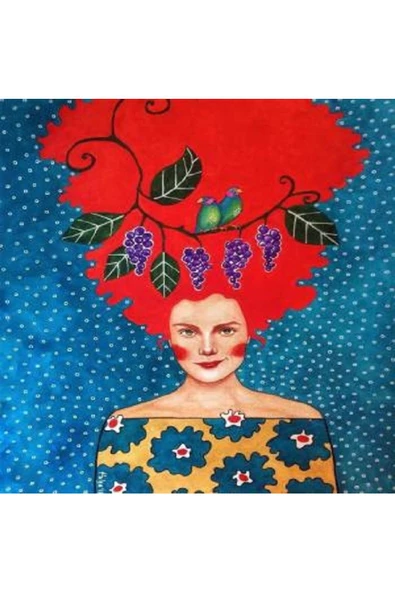 Canvas Kızıl Mavi Sayılarla Boyama Seti  Rulo ürün görseli 1