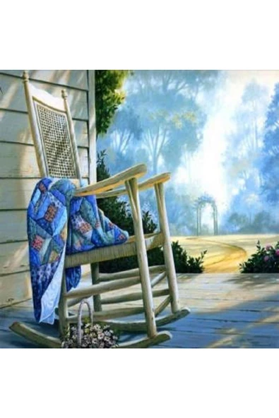 Canvas Sade Bir Yaşam Sayılarla Boyama Seti  Rulo ürün görseli 1