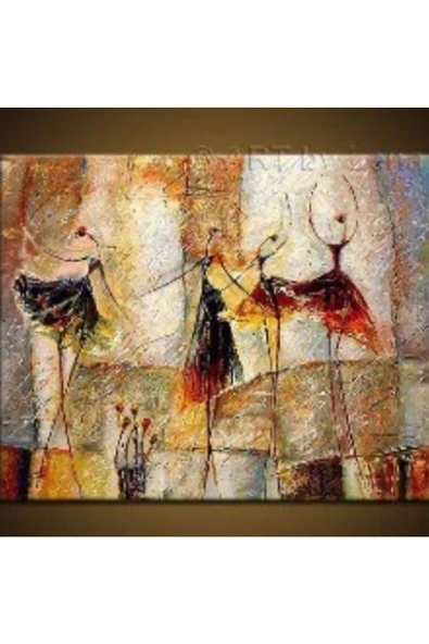 Canvas Çöl Dansı 2 Sayılarla Boyama Seti Rulo - 1