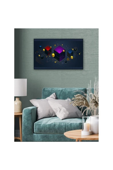 Kanvas Tablo 3D Dekoratif (Hediyelik) 70 x 100 cm