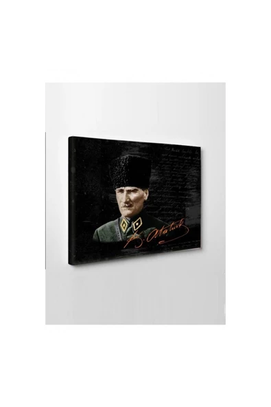 Kanvas Tablo Atatürk Led Işıklı