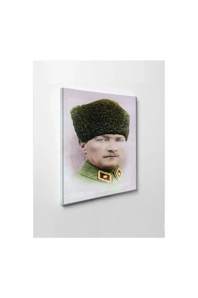 Kanvas Tablo Atatürk (evofis ) Led Işıklı