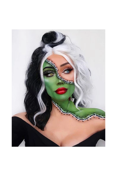 Canvas Dikişli Kadın Sayılarla Boyama Seti  Kasnaklı 60 x 75 cm ürün görseli 1