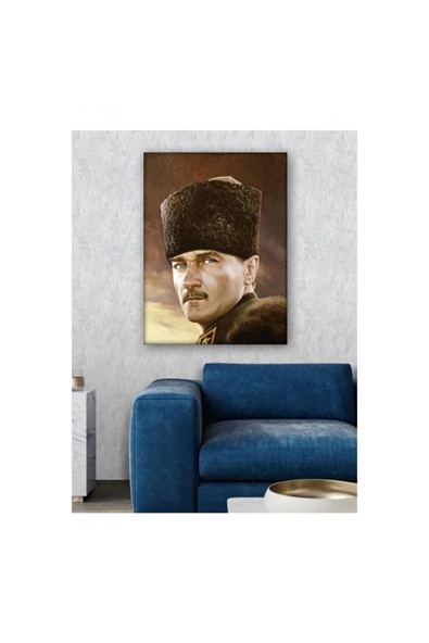 Defnada Kanvas Tablo Mustafa Kemal Atatürk ürün görseli 1