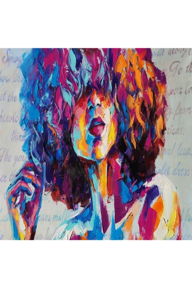 Renkli Kıvırcık KASNAKLI SAYILARLA BOYAMA SETİ ürün görseli 1